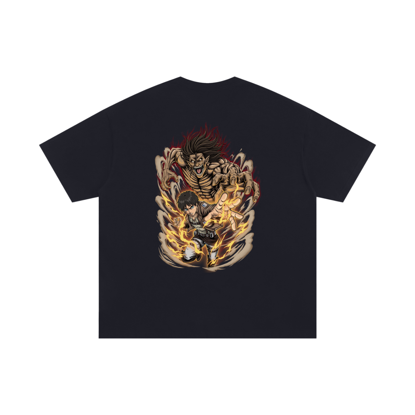 Tshirt,Oversized,Anime,AttackOnTitan,ErenYeager