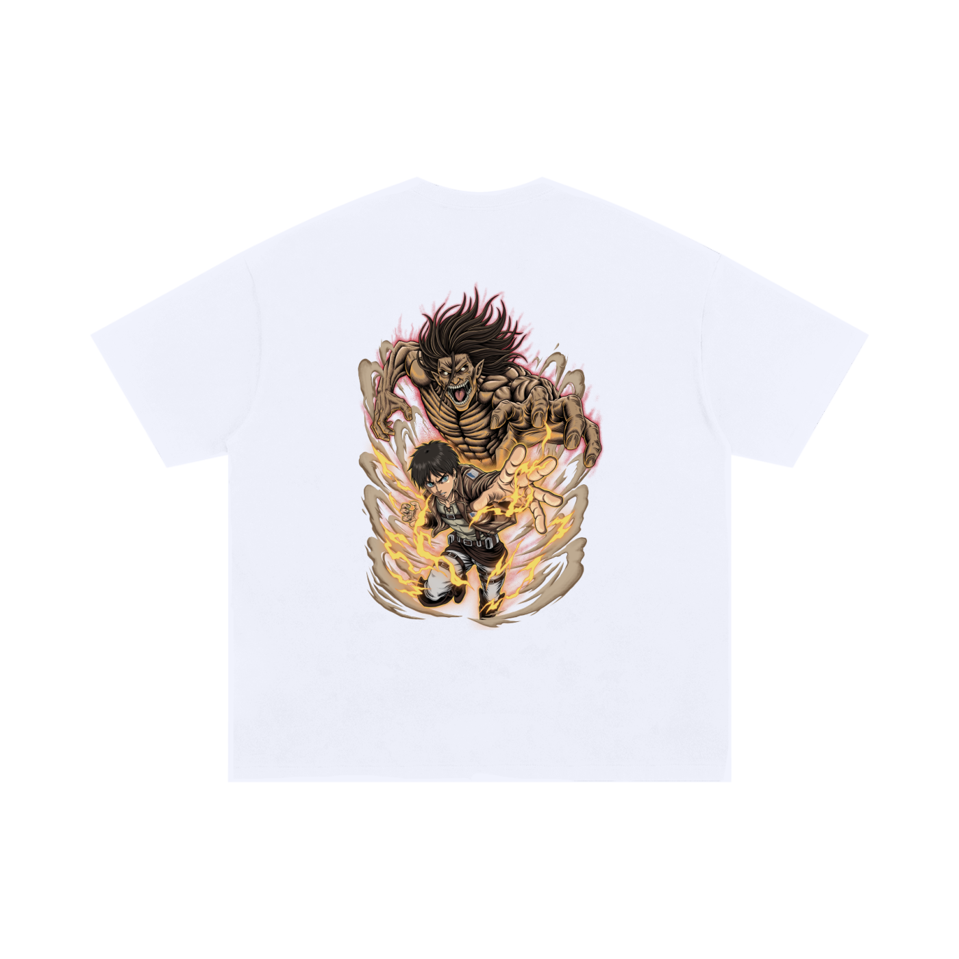 Tshirt,Oversized,Anime,AttackOnTitan,ErenYeager