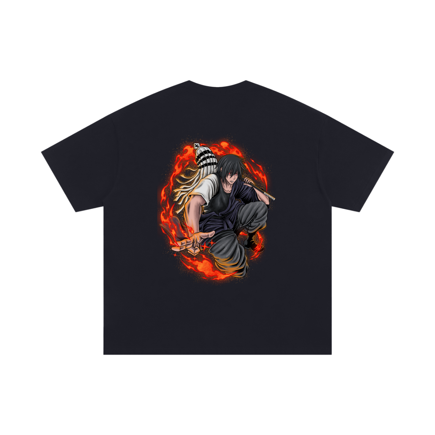 T-shirt,Oversized,Anime,Fire Force,Benimaru Shinmon