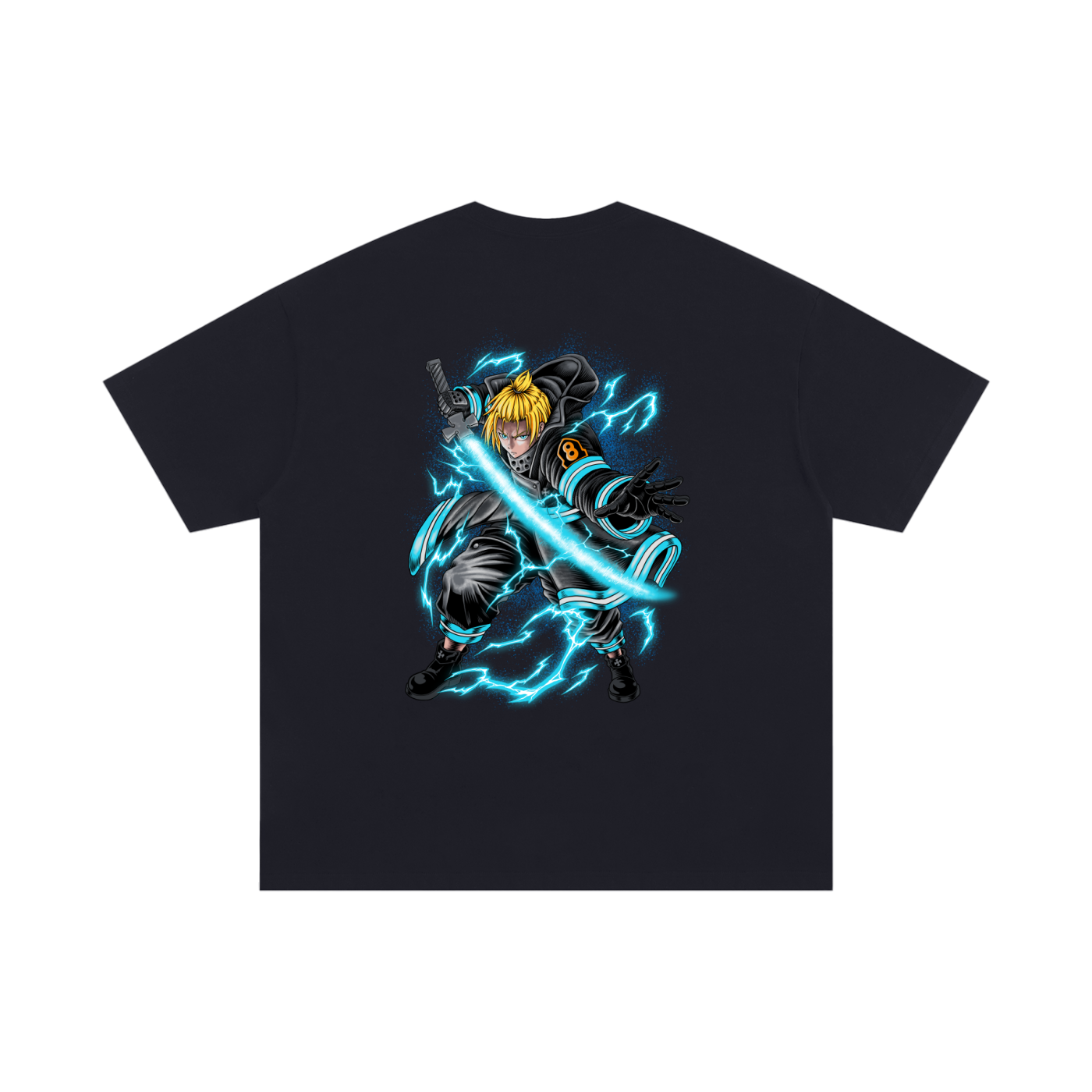 T-Shirt,Anime,Fire Force,Arthur Boyle,Oversized